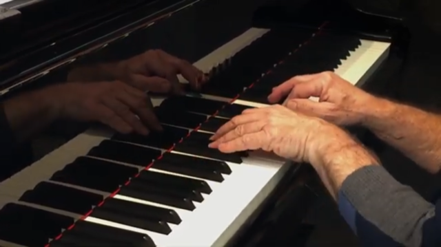 Stephen Schwartz at piano